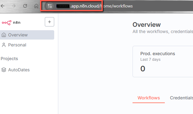 How to find your N8N Instance URL